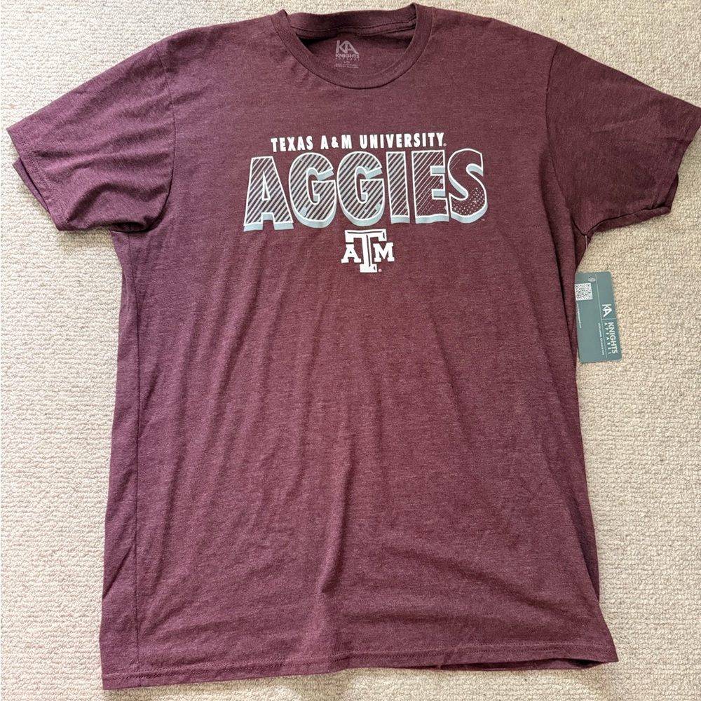 Knights Apparel Maroon Texas A&M Aggies Tee